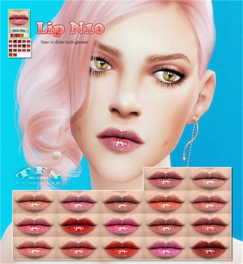 Sims 4 Ccs The Best Lipstick By Tifa Sims