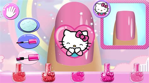 Hello Kitty Nail Salon Girl Game Gameplay Hd Youtube