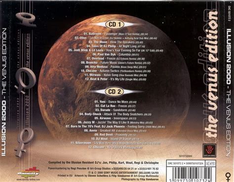 Various ‎ Illusion 2000 The Venus Edition Trance N Dance