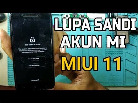 Dan fungsi lainnya dari tool thekikuk xiaomi redmi 4a aka rolex ini. Cara Hapus Akun Mi Yang Lupa Password I REDMI 5A Remove mi ...