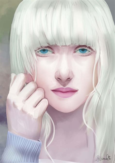 Albino Girl By Nexy Naya On Deviantart