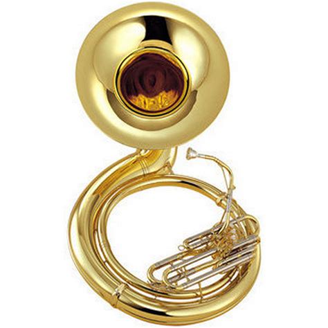 Yamaha Ysh 411wc Brass Bbb Sousaphone With Case Tuba Sousaphone Band