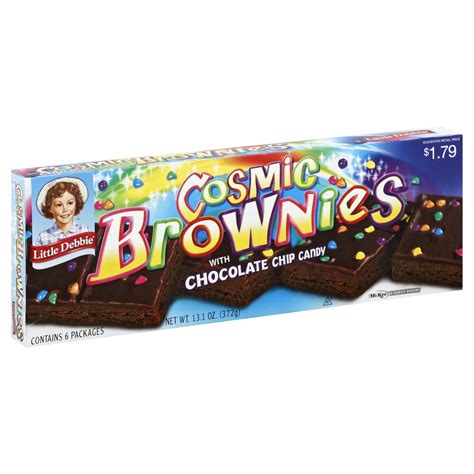 Babe Debbie Cosmic Brownies With Chocolate Chip Candy Shop Snack Cakes At H E B