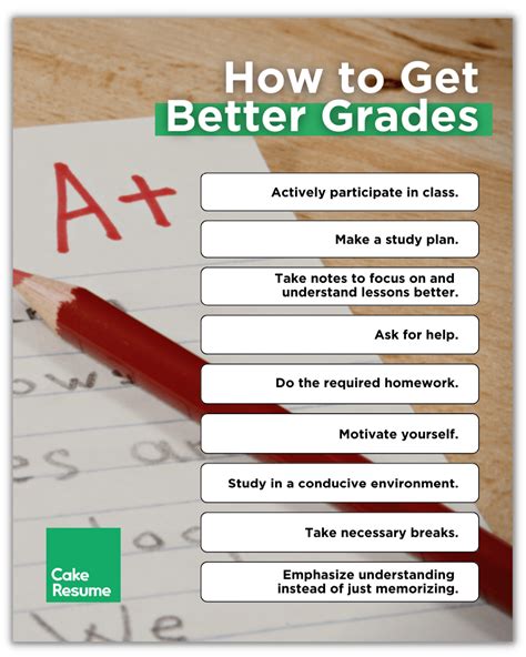 9 Valuable Tips On How To Get Good Grades Cakeresume