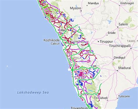 Maps kerala state disaster management authority. Jungle Maps: Map Of Kerala Flood