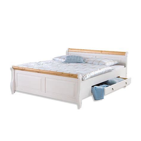 Roller bett 140×200 beabsichtigt für gegenwart home von roller bett mit matratze photo. Bett MALTA - weiß - Kiefer Massivholz - 140x200 cm | Bettgestelle | Betten | Möbel | ROLLER ...