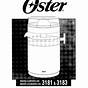 Oster 5711 33 User Manual