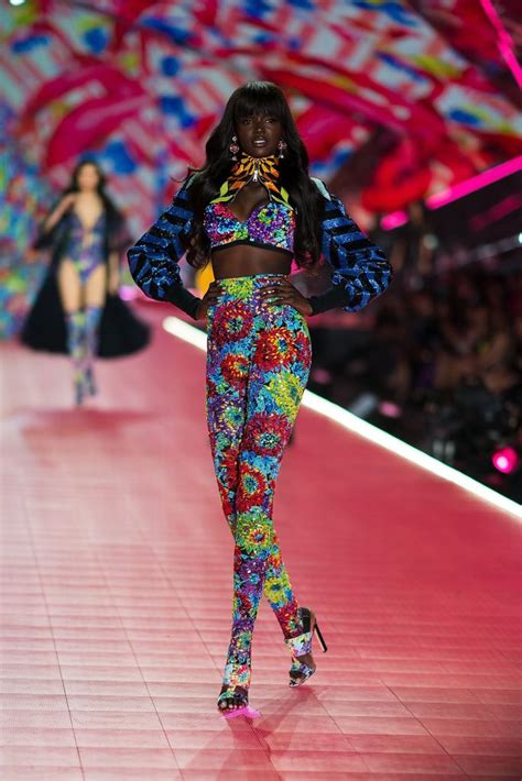 Duckie Thot Walks The Runway During The 2018 Victorias Secret Beautiful Black Girl