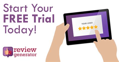Start Your Review Generator Free Trial