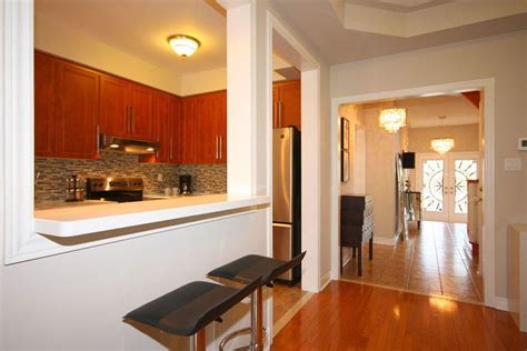 Designing these areas in a proper way such that they are cohesive with the rest of the house is essential to increase functionality. semi open concept kitchen - the wall is load bearing we ...
