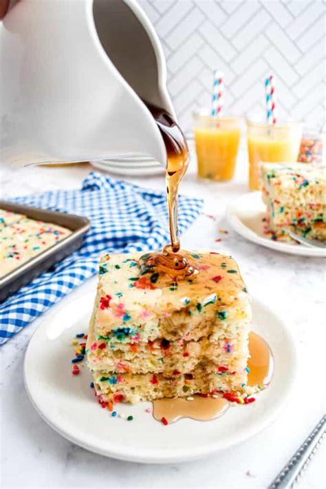 Funfetti Sheet Pan Pancakes Pancake Recipes