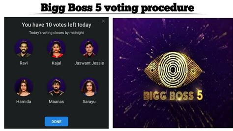How To Register Vote In Bigg Boss 5 Telugu Star Maa Bigg Boss 5