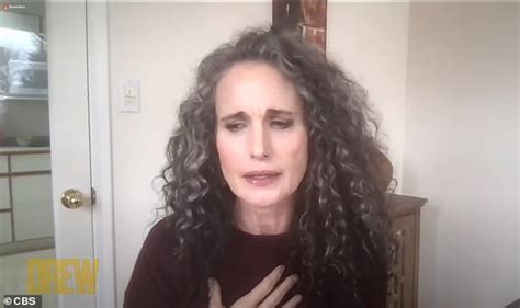 Andie Macdowell Goes Gray After Ditching Hair Dye In Quarantine Daily
