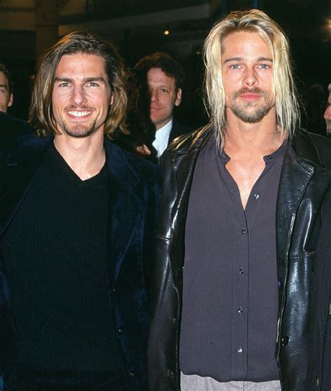 History Of Cinema On Instagram Tom Cruise And Brad Pitt 90s