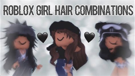Cheap And Affordable Roblox Hair Combinations Youtube