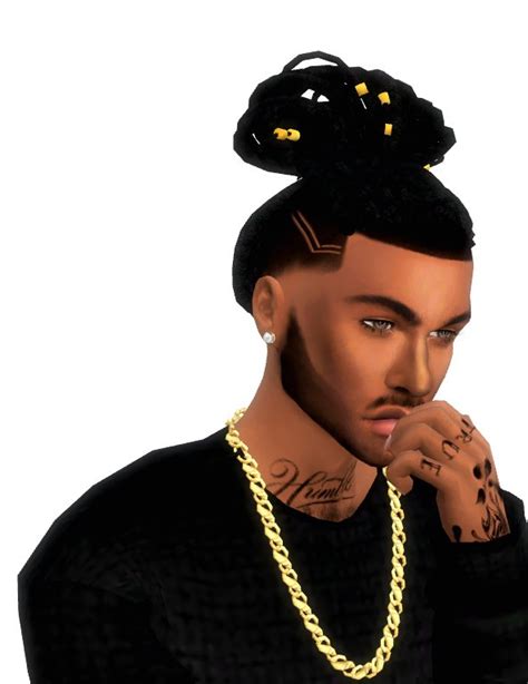 Cc Black Men Hair Sims 4 Bdawiz