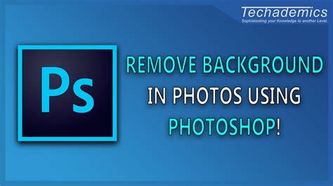Removing backgrounds from images has never been easier: How To Remove Background On Photoshop - YouTube