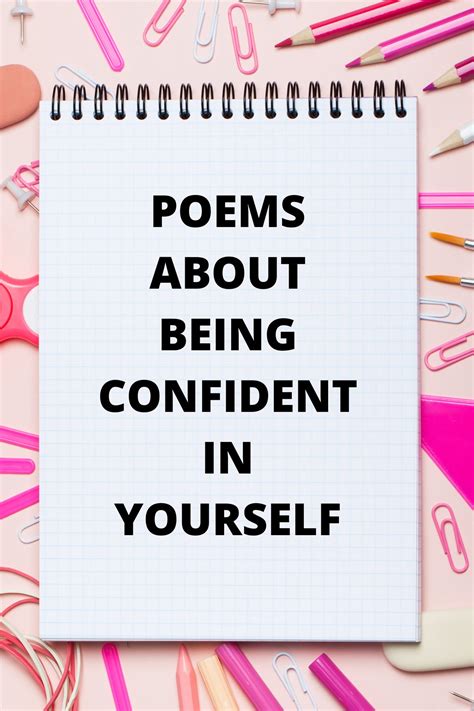 23 Poems About Confidence