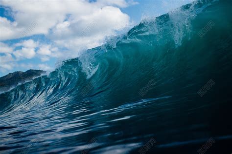 蓝色高清海洋海浪浪花海水水花背景图免费下载 觅知网