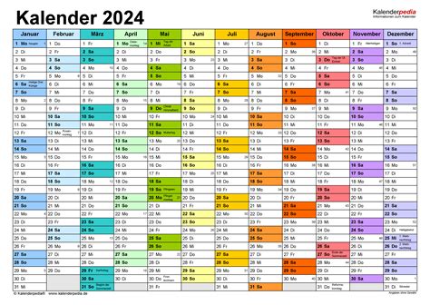 Kalender 2024 Zum Ausdrucken Als Pdf 19 Vorlagen Kostenlos