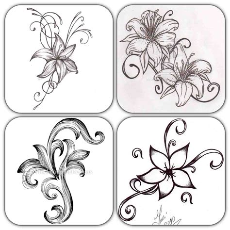 Rose Flower Drawing Images Easy Simple Flower Sketch The Images Rose