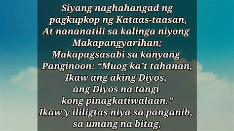 Psalm 91 Tagalog Gaiustimoor