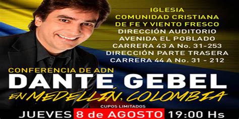 Dante Gebel En Medellín Colombia 8 De Agosto 2013 Eyc Cristianos