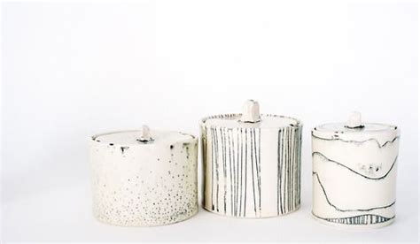 Bianka Groves Ceramics Ceramics Pottery Sugar Bowl Set