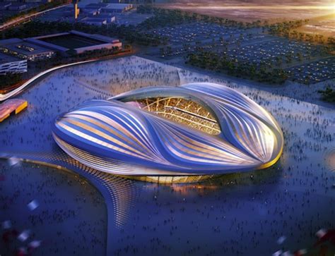 Qatar Offers First Look at Futuristic Boat-Shaped World Cup Stadium