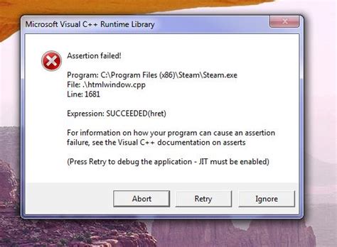 Microsoft visual c++ runtime library ошибка. Assertion filed. Assertion failed. Assertion filed. Microsoft visual c++ runtime.