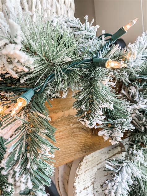 How to hang garland on your mantel this Christmas!  Wilshire Collections