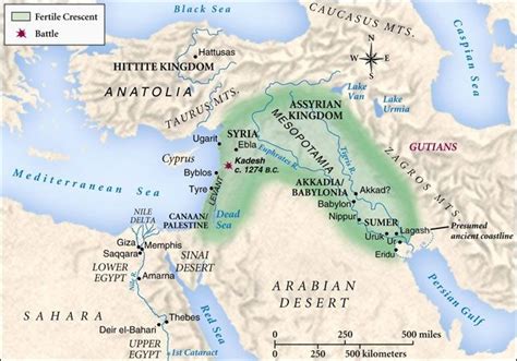 Mesopotamia World Map