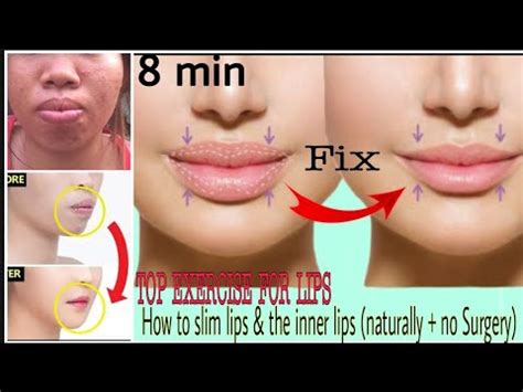 Top Exercise For Girls How To Slim Lips And The Inner Lips At Home