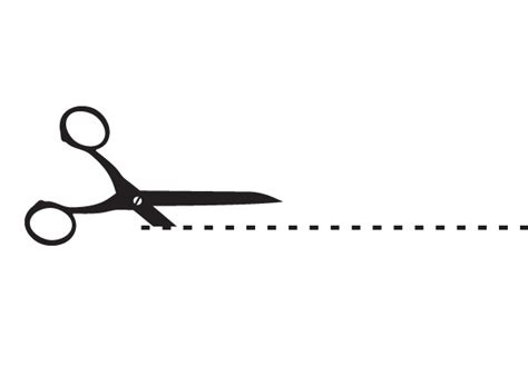 Scissors Cutting Line Clipart Clipartix