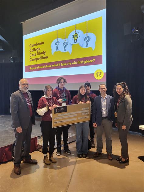 Cambrian College hosts High School Business Case Competition - My