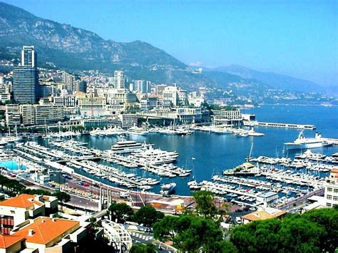 View Point Of The Harbour In Monaco Monaco