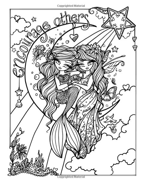 hannah lynn mermaid coloring page free