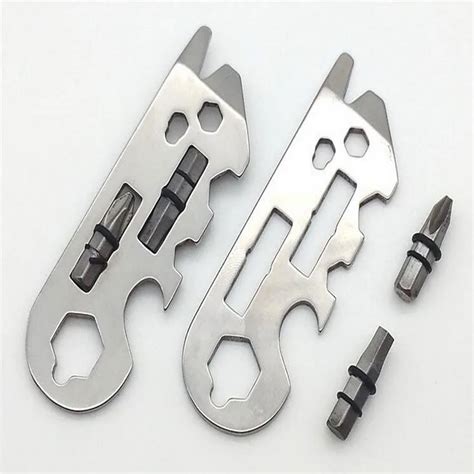 Stainless Steel Multi Function Edc Tool Convenient Wrench Screwdriver