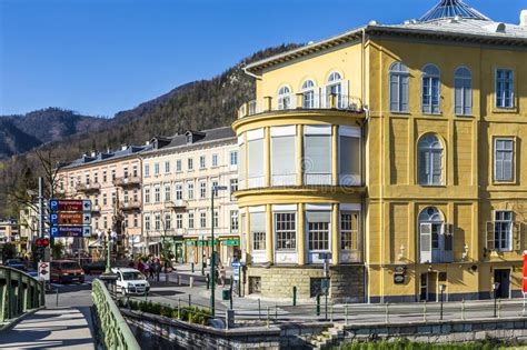 Bad Ischl At The Traun River Stock Photo Image Of Downhill Lies