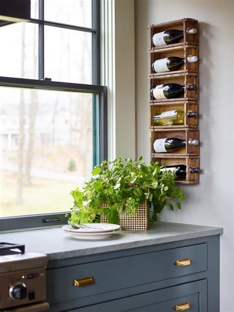 30 Creative Wine Racks and Wine Storage Ideas | HGTV | Small kitchen