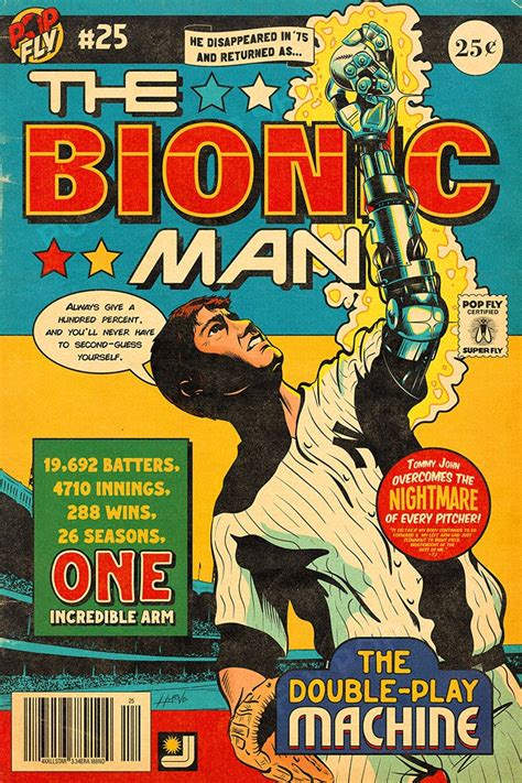 73 Sold Out The Bionic Man 7 X 10 5 Art Print Pop Fly Pop Shop
