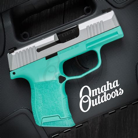 SIG P365 10 RD 9mm Vera Blue Pistol XRay3 Day / Night Sights - Omaha