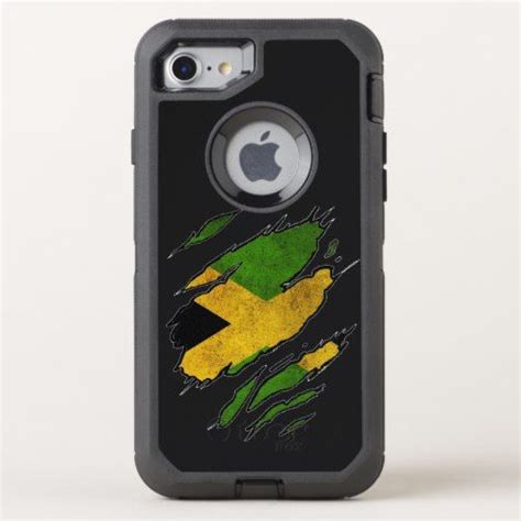 Ripped Flag Of Jamaica Otterbox Defender Iphone 87 Case Iphone Cases