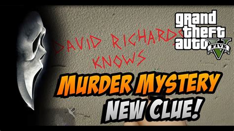 Gta 5 Murder Mystery New Clue Who Is David Richards Youtube