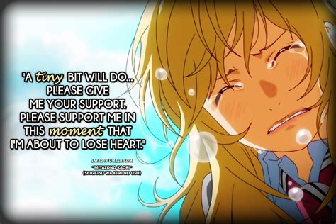 Miyazono Kaori Shigatsu Wa Kimi No Uso Your Lie In April Manga Quotes Anime Qoutes Hikaru