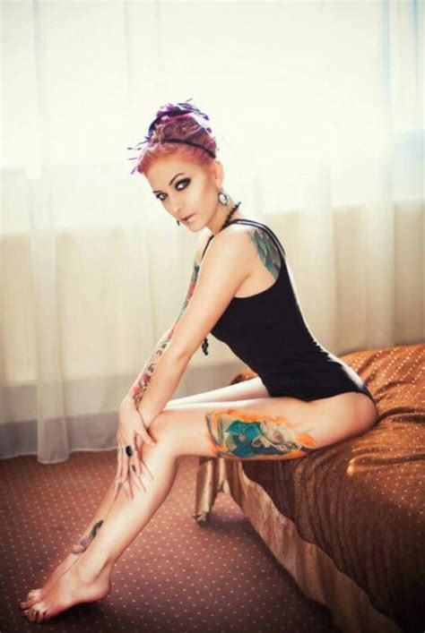 Lena Scissorhands Tattoo D Lifestyle Magazine Dreads Girl Beautiful Tattoos For Women Girl