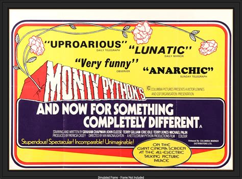 And Now For Something Completely Different 71 Original Movie Poster