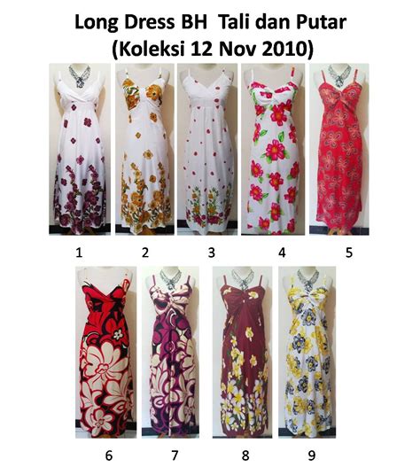 Memakai bh sama seperti kita memakai celana dalam. baju modern: Long Dress BH Tali
