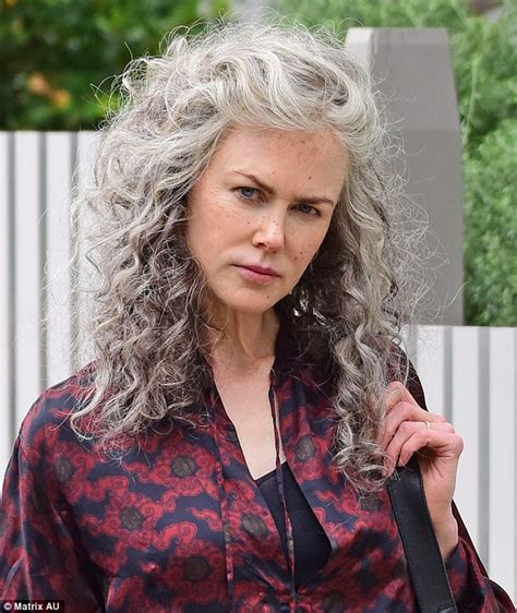 Nicole Kidman Rocks Curly Grey Wig During Filming Of Top Of The Lake In