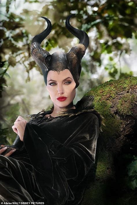 angelina jolie transforms into the evil villain maleficent in bewitching behind the scenes video